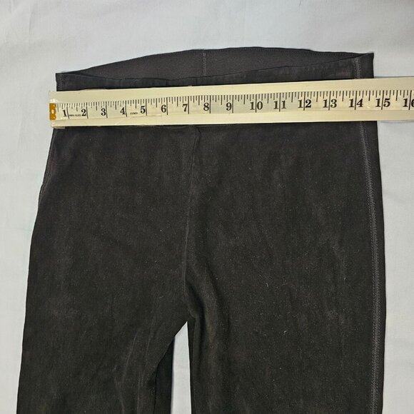 Jil Sander Women Skinny Ankle Pants Size 40 Black Ante Lamb Leather check flaw - Picture 6 of 16